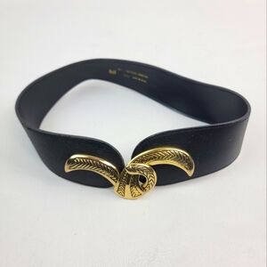 Magid women's belt - Medium smooth leather VTG hook belt